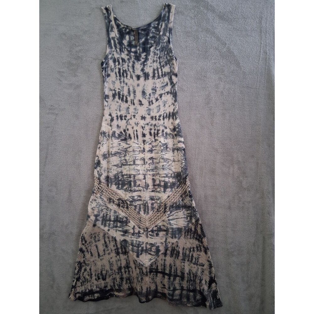 XCVI Tank Dress Sm Maxi Tie Dye Long Boho Festival Summer Sleeveless Scoop Neck - Picture 10 of 10